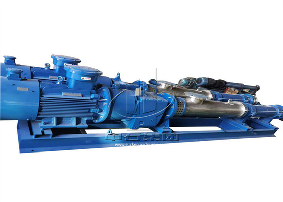 120m3 / h 55KW قطع غيار مضخة طرد مركزي لنقل سائل الحفر